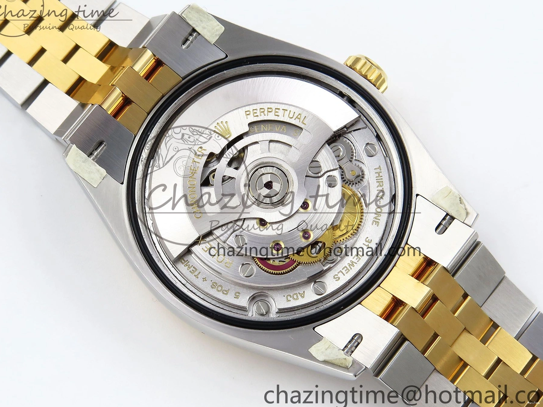MiroTime 0112 DateJust 36 126233 Clean 1:1 Best Edition 904L Steel YG Textured Stick Dial on SS YG Jubilee Bracelet VR Trendy 1494
